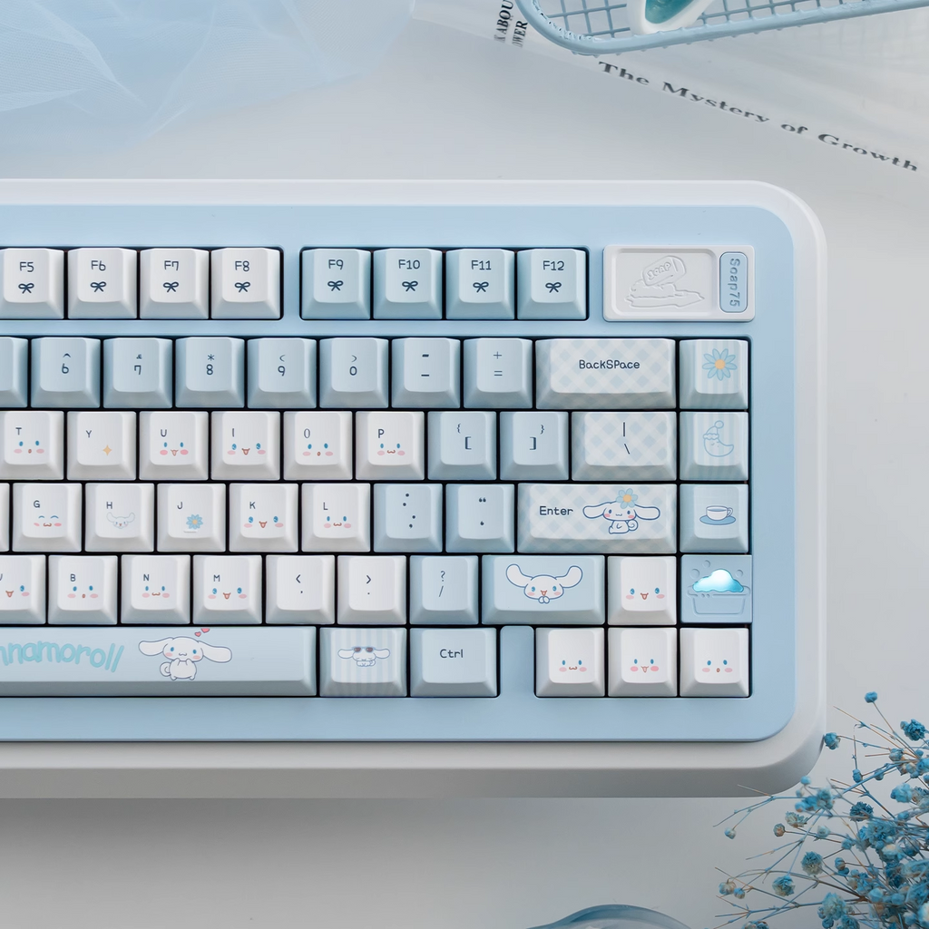 Cinnamoroll | Cherry / MOA Profile | PBT Keycap Set