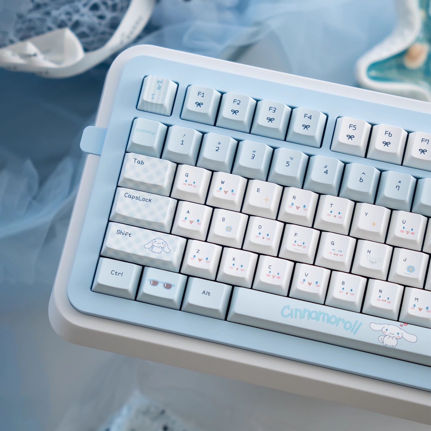 Cinnamoroll | Cherry / MOA Profile | PBT Keycap Set