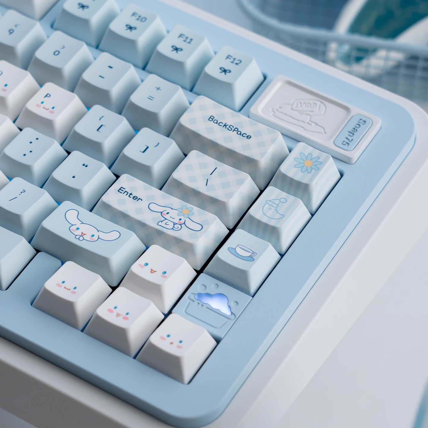 Cinnamoroll | Cherry / MOA Profile | PBT Keycap Set