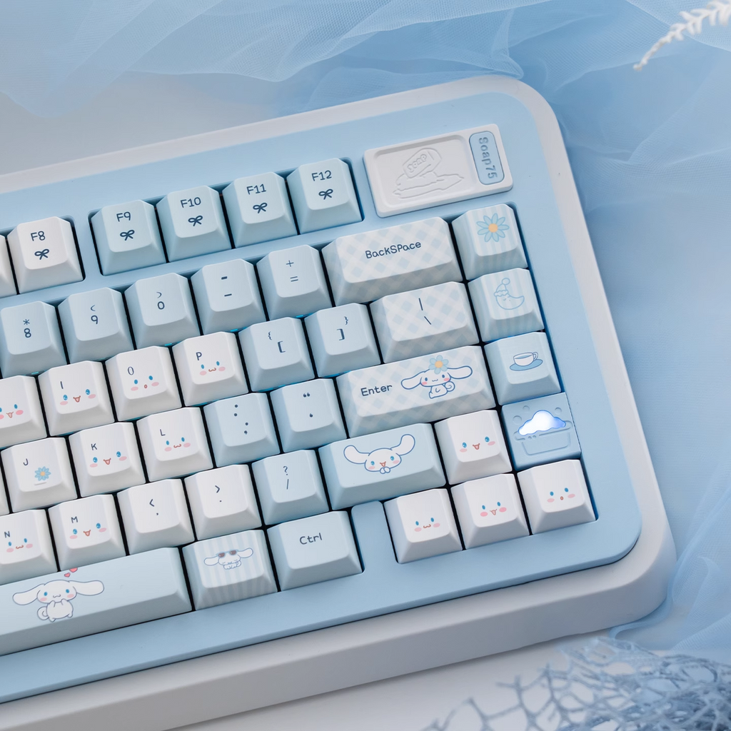 Cinnamoroll | Cherry / MOA Profile | PBT Keycap Set