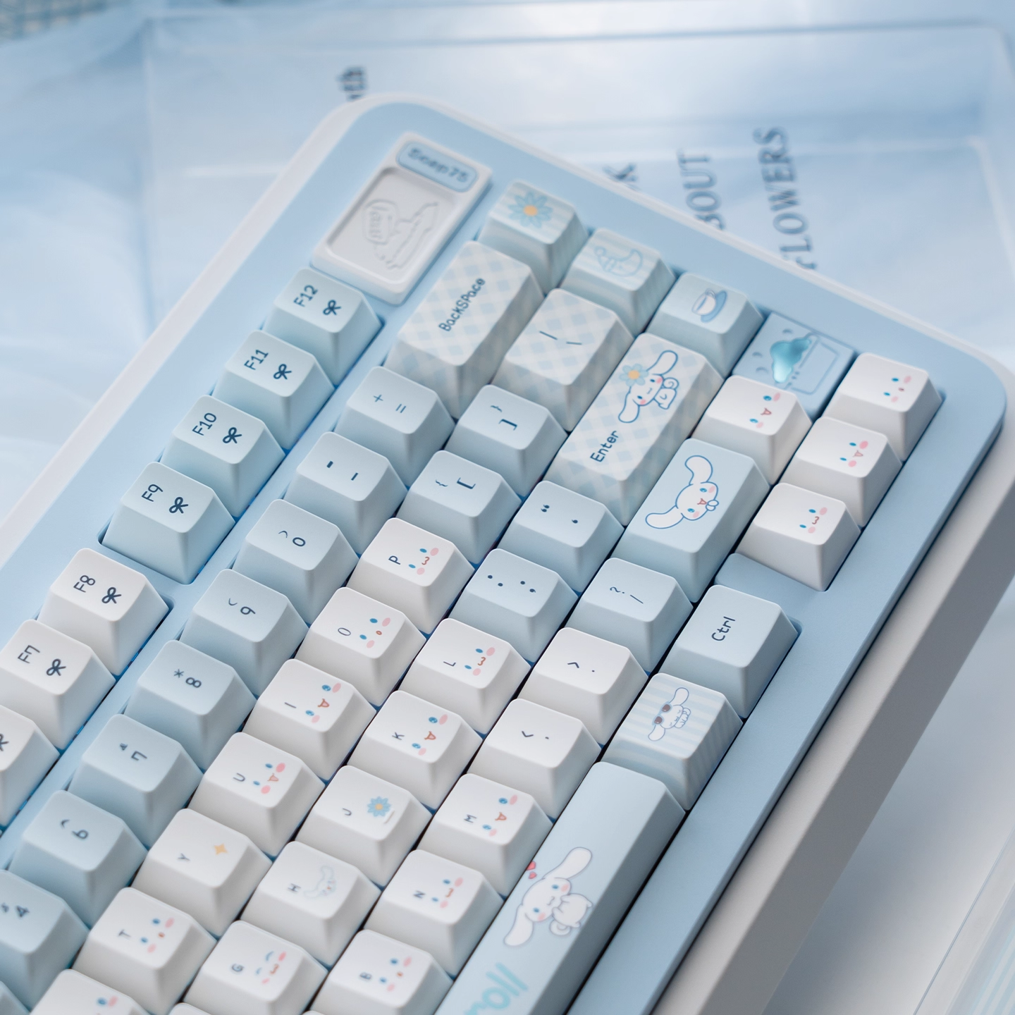 Cinnamoroll | Cherry / MOA Profile | PBT Keycap Set