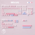 Micco Pink Plaid PBT Keycap Set - Cherry / MOA Profile for Wooting, ROG Azoth, Razer & Logitech G