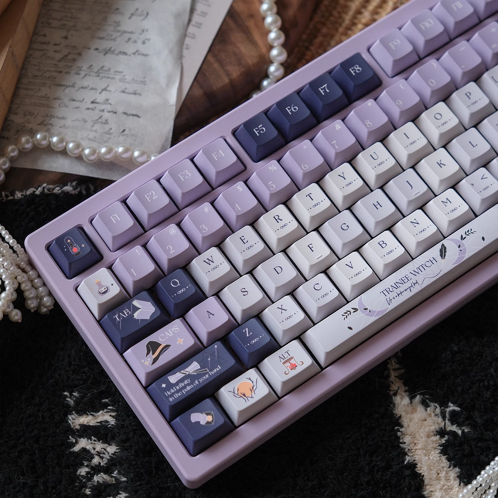 Witch’s Diary | Cherry Profile |  Thick PBT Keycap Set