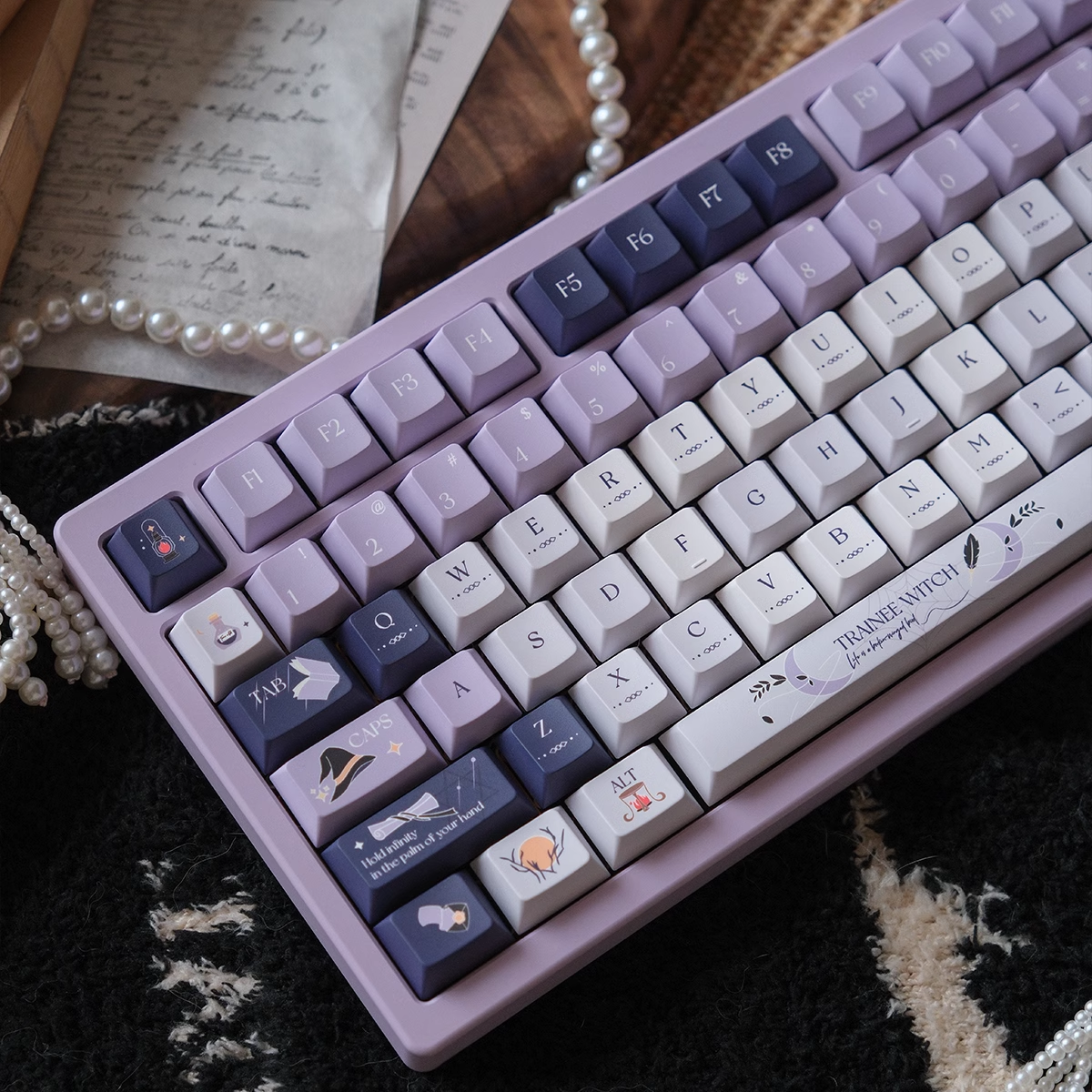 Witch’s Diary | Cherry Profile |  Thick PBT Keycap Set