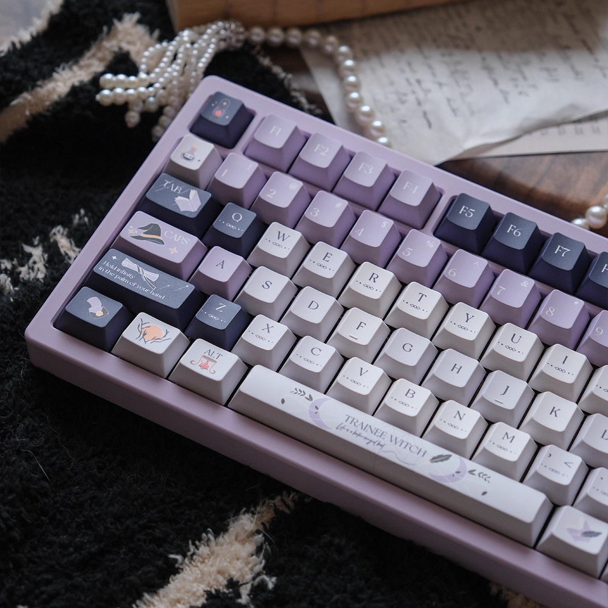 Witch’s Diary | Cherry Profile |  Thick PBT Keycap Set