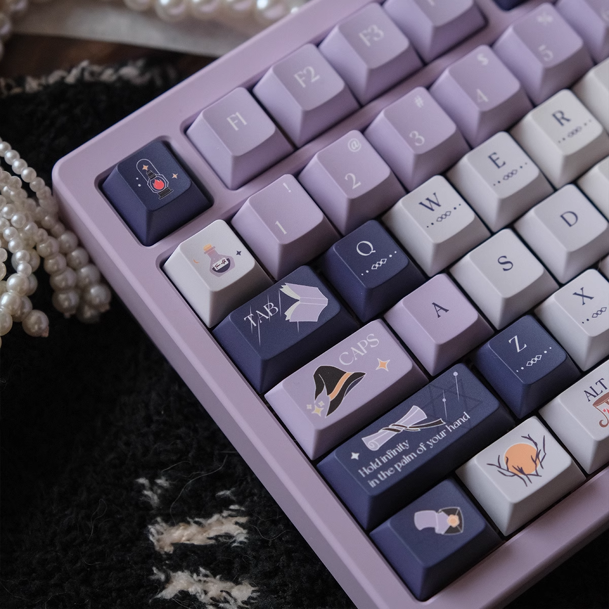 Witch’s Diary | Cherry Profile |  Thick PBT Keycap Set