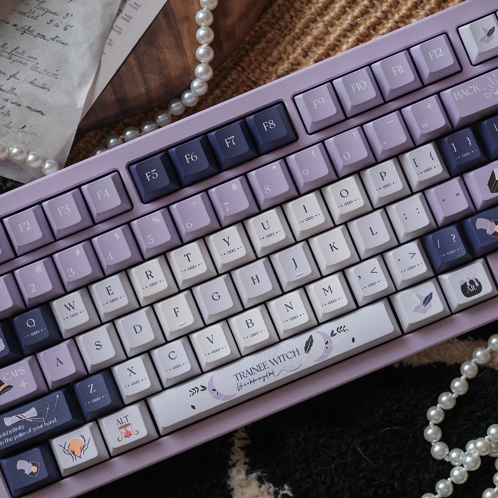 Witch’s Diary | Cherry Profile |  Thick PBT Keycap Set
