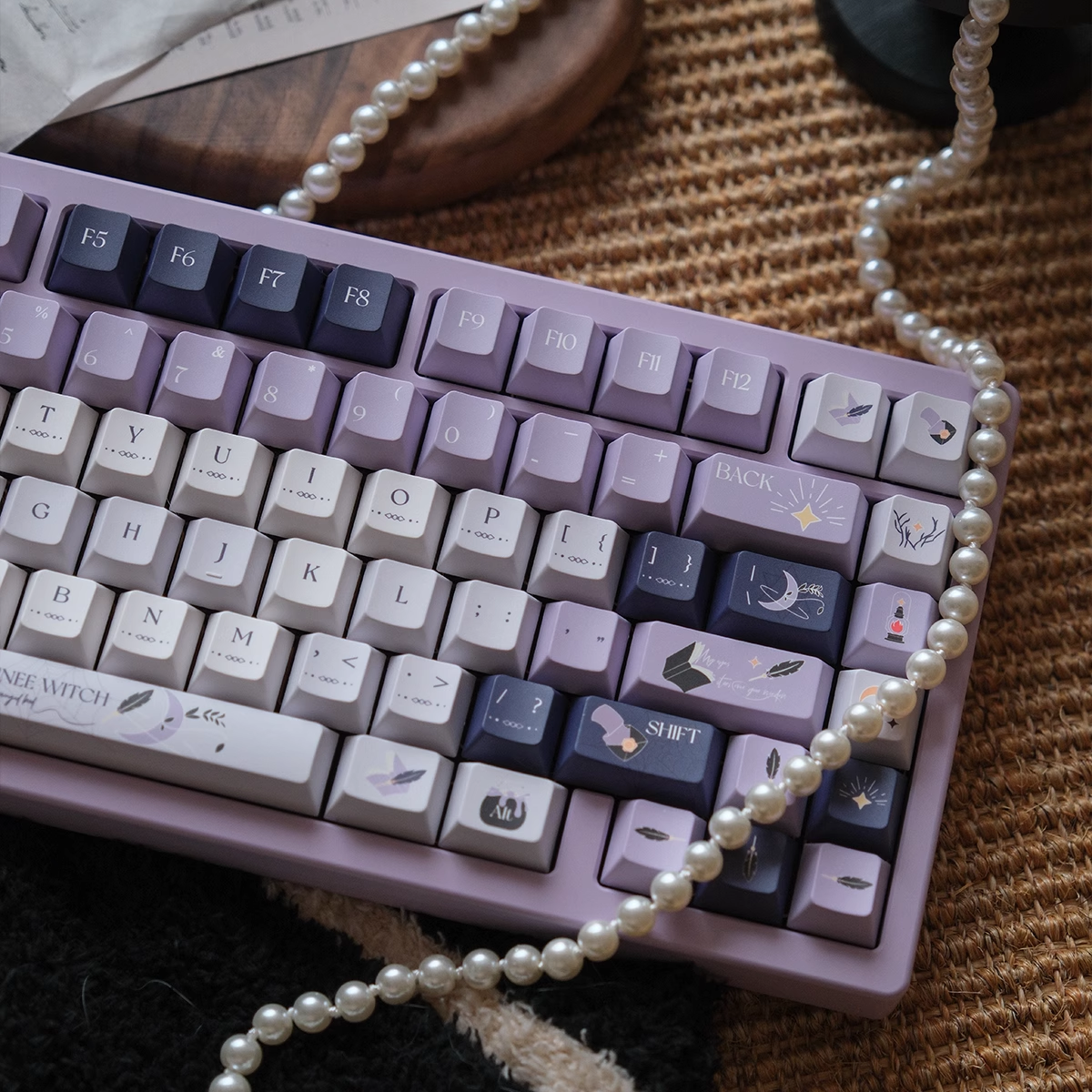 Witch’s Diary | Cherry Profile |  Thick PBT Keycap Set