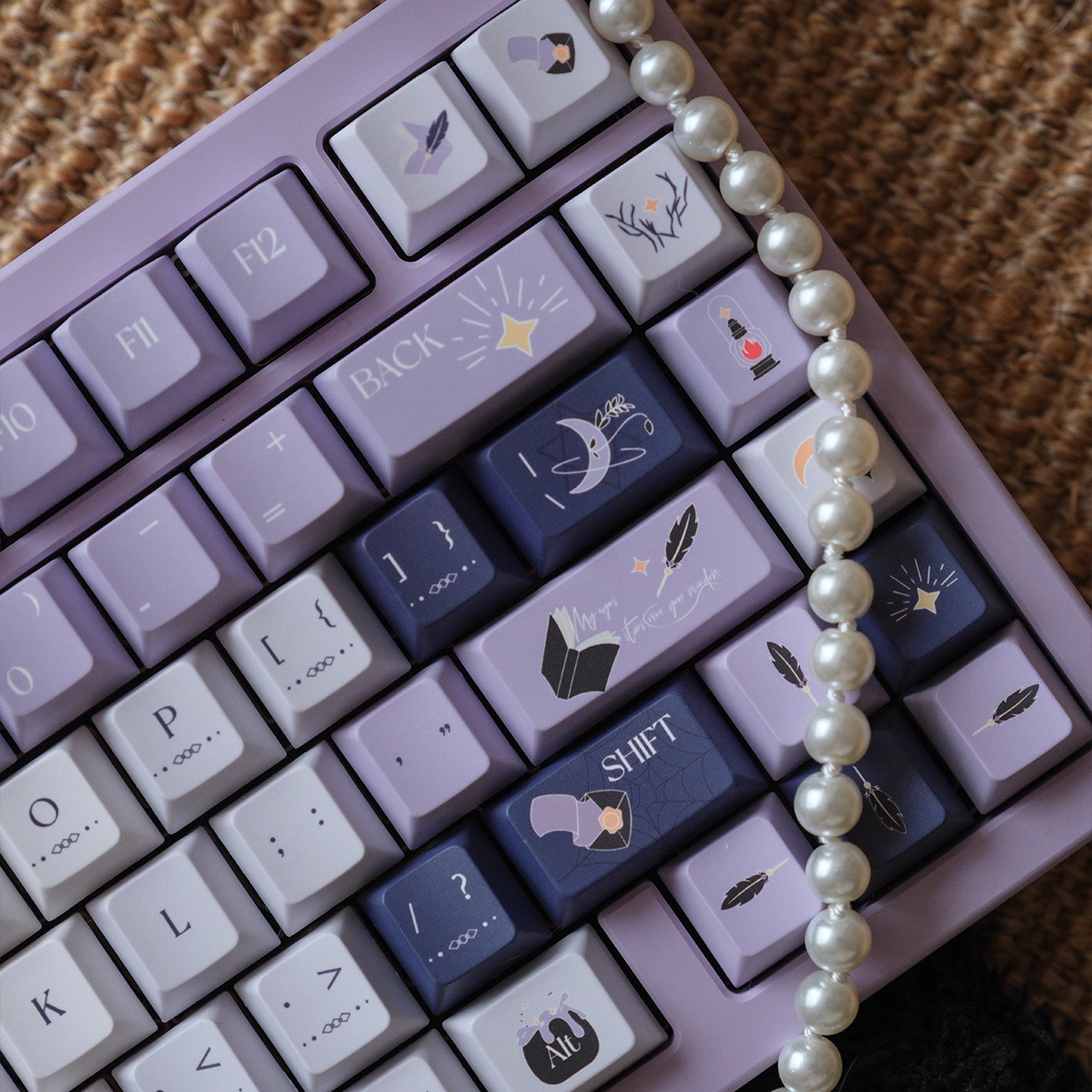 Witch’s Diary | Cherry Profile |  Thick PBT Keycap Set