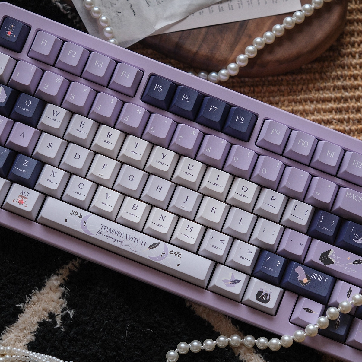 Witch’s Diary | Cherry Profile |  Thick PBT Keycap Set