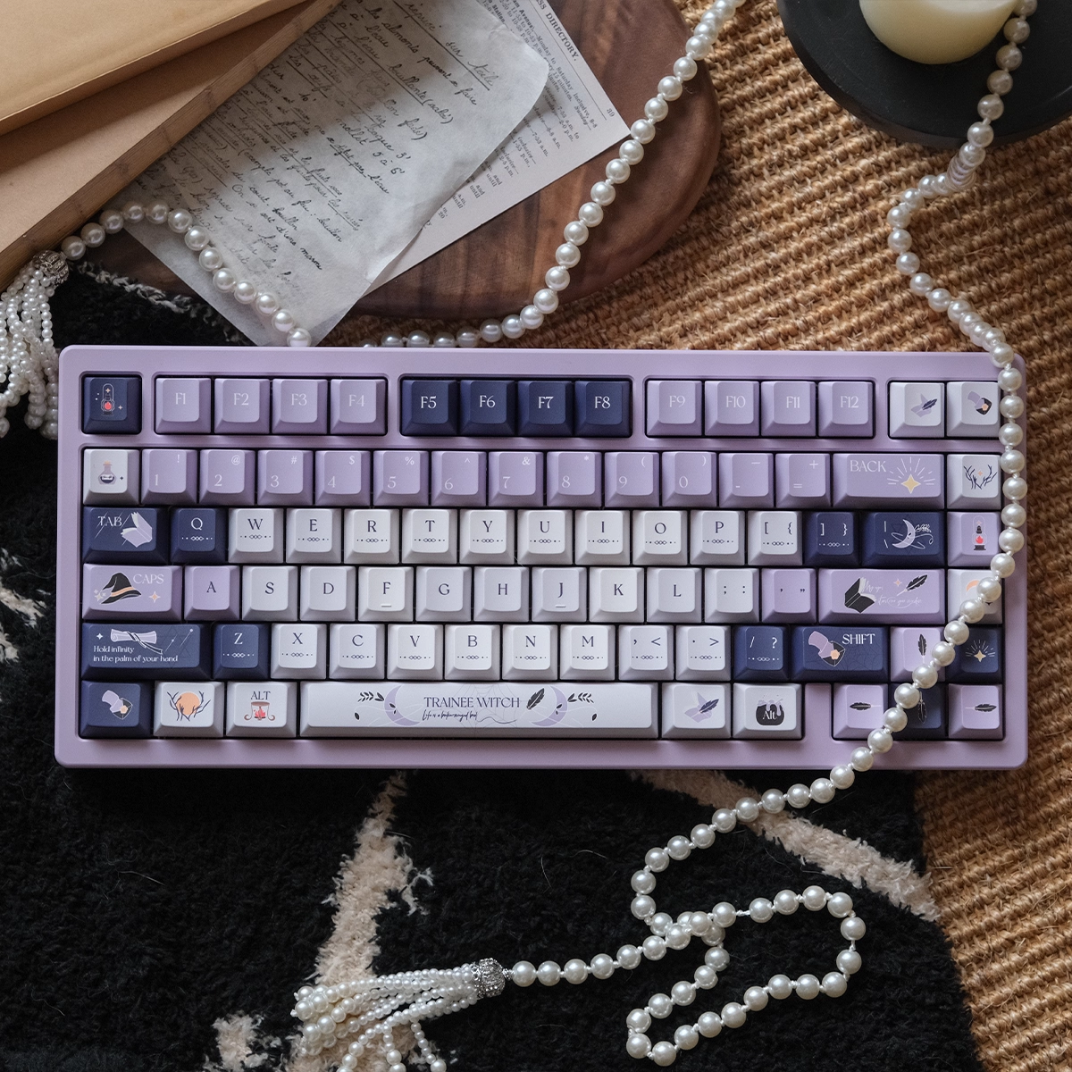 Witch’s Diary | Cherry Profile |  Thick PBT Keycap Set