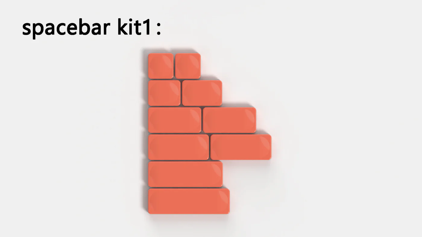 Time Low Profile PBT Keycap Set - for Low Profile Mechanical Keyboards (NuPhy, Keychron)