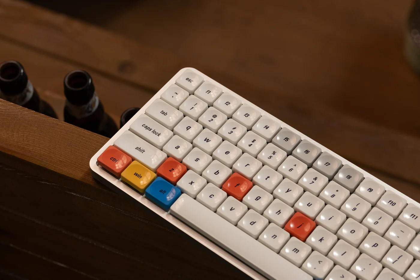 Time Low Profile PBT Keycap Set - for Low Profile Mechanical Keyboards (NuPhy, Keychron)