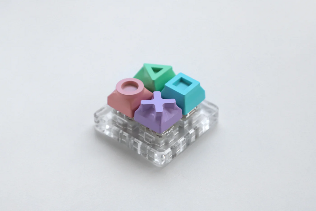 PS5 Controller Button Metal Keycap | Cherry Profile R4 | Zinc Alloy Keycap