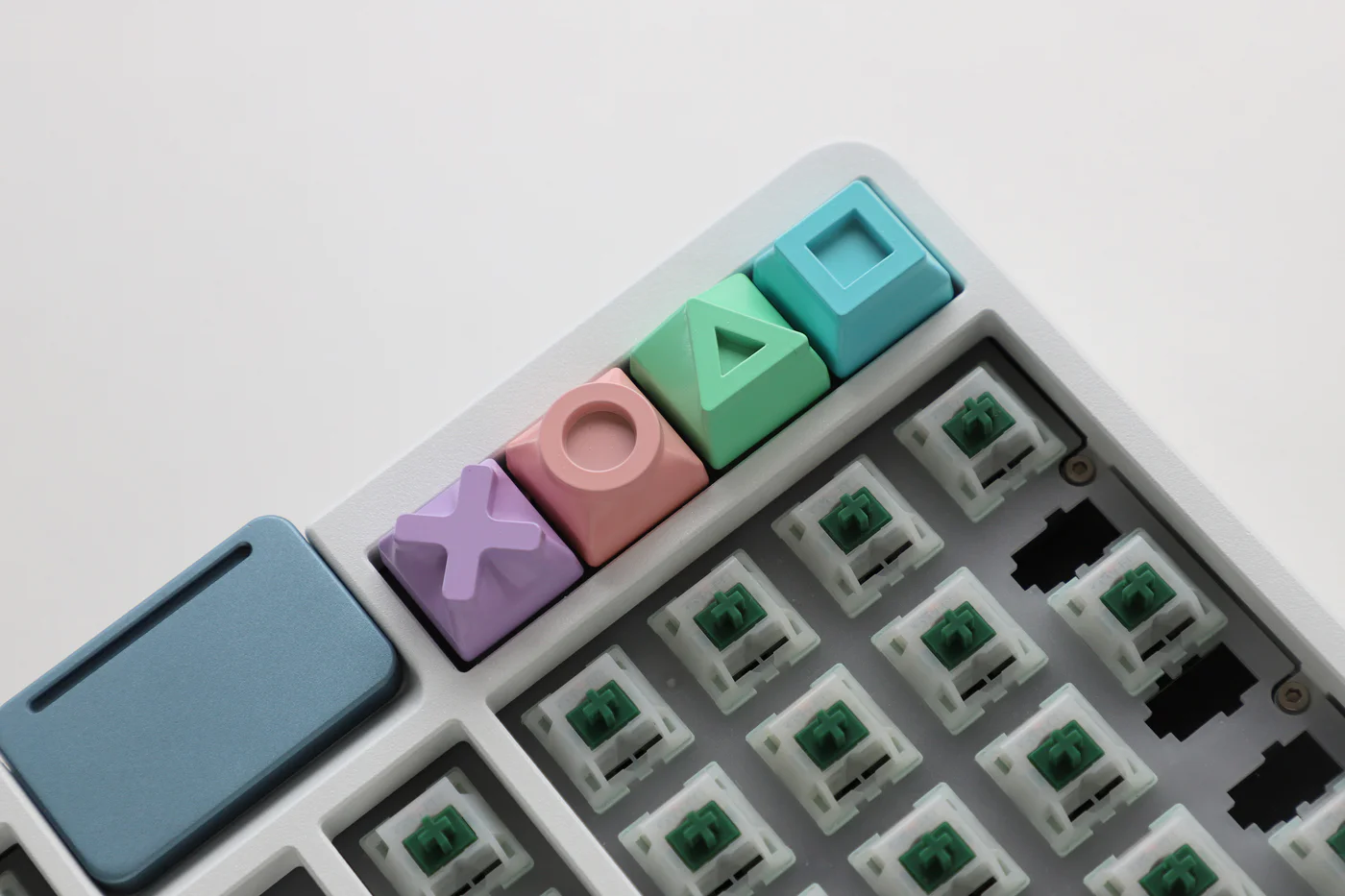 PS5 Controller Button Metal Keycap | Cherry Profile R4 | Zinc Alloy Keycap