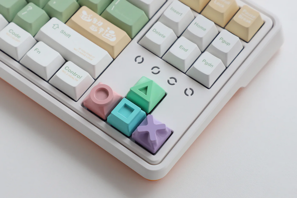 PS5 Controller Button Metal Keycap | Cherry Profile R4 | Zinc Alloy Keycap