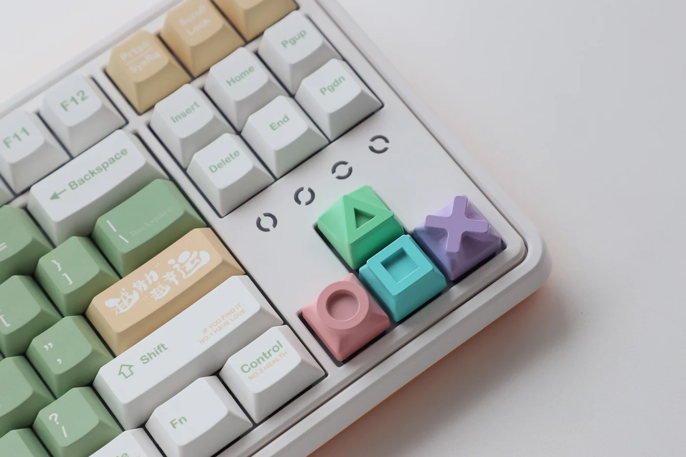 PS5 Controller Button Metal Keycap | Cherry Profile R4 | Zinc Alloy Keycap