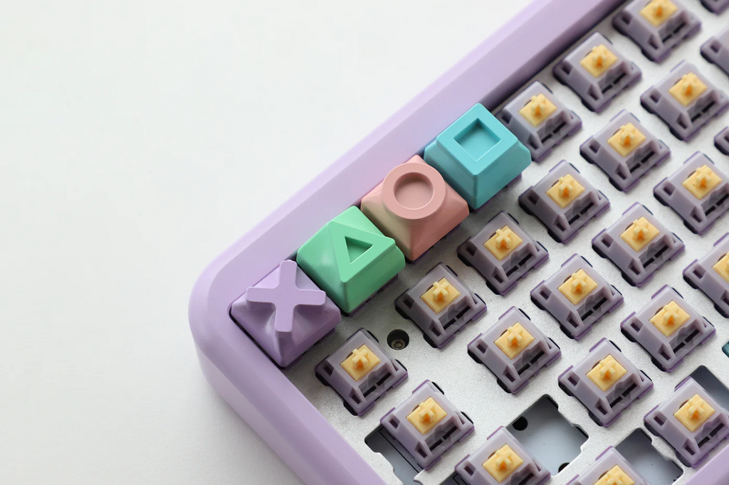 PS5 Controller Button Metal Keycap | Cherry Profile R4 | Zinc Alloy Keycap