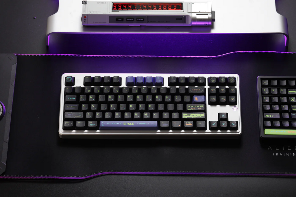 Cyberpunk – Dark Tide Pulse | Cherry Profile | Custom PBT Keycap Set