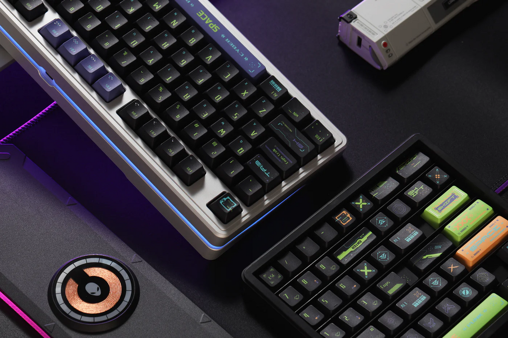 Cyberpunk – Dark Tide Pulse | Cherry Profile | Custom PBT Keycap Set