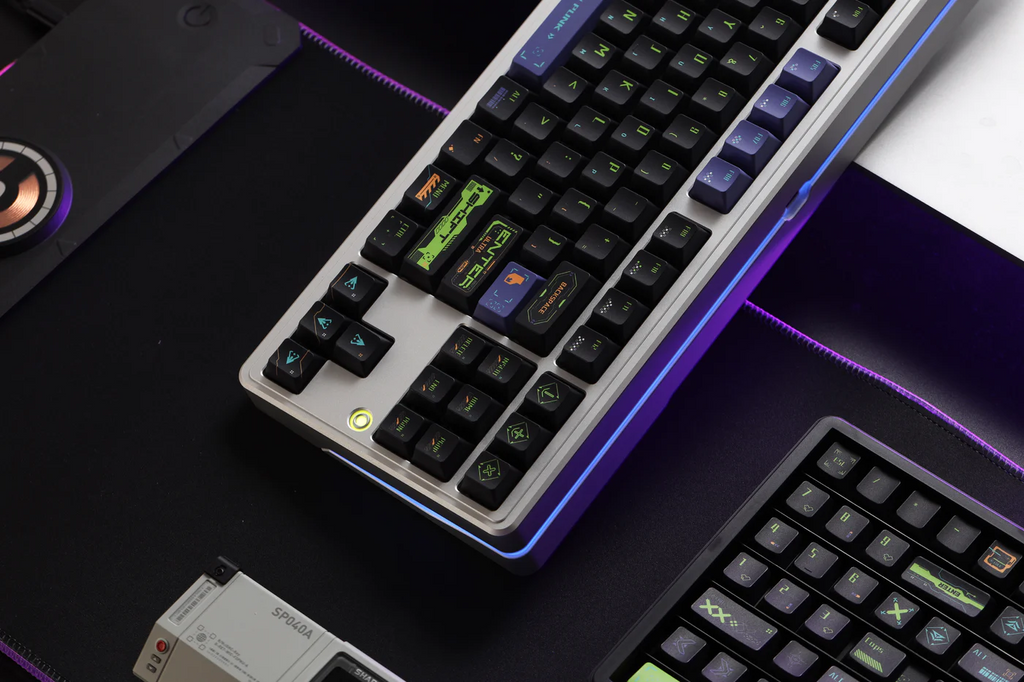 Cyberpunk – Dark Tide Pulse | Cherry Profile | Custom PBT Keycap Set