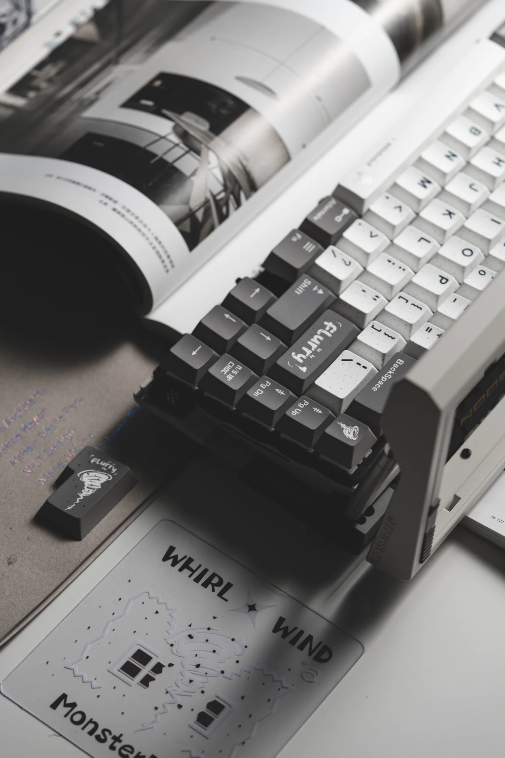 Little Whirlwind PBT Keycap Set - Cherry Profile for Wooting, ROG Azoth, Razer & Logitech G