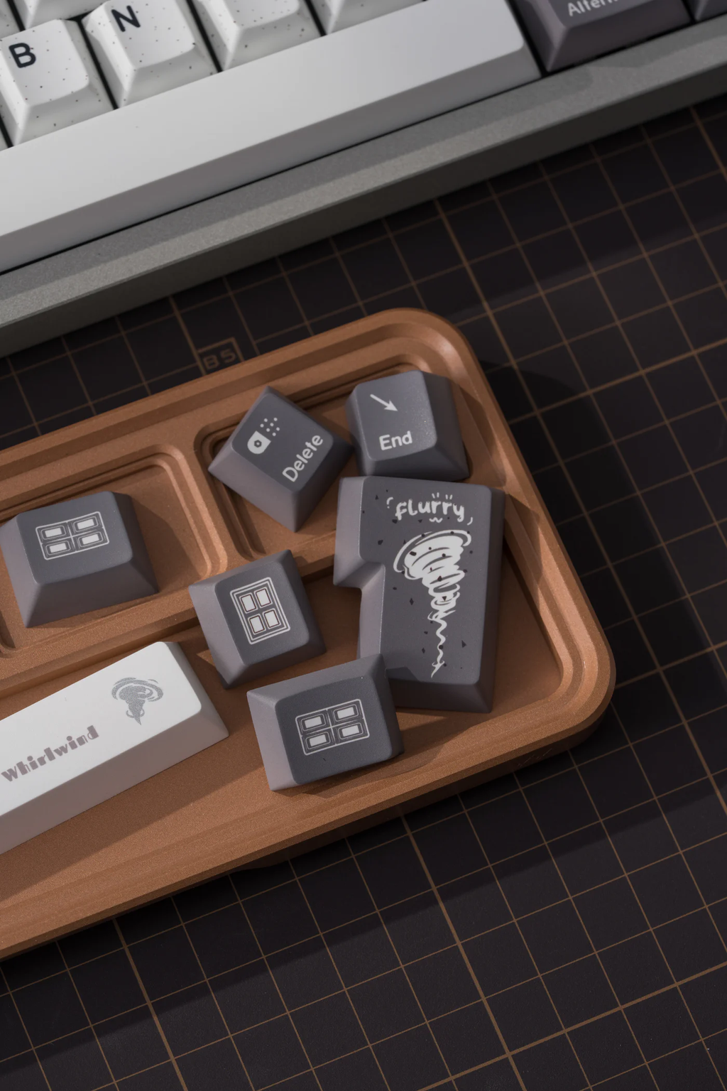 Little Whirlwind PBT Keycap Set - Cherry Profile for Wooting, ROG Azoth, Razer & Logitech G