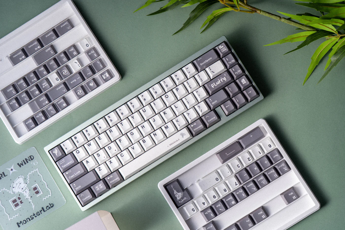 Little Whirlwind PBT Keycap Set - Cherry Profile for Wooting, ROG Azoth, Razer & Logitech G