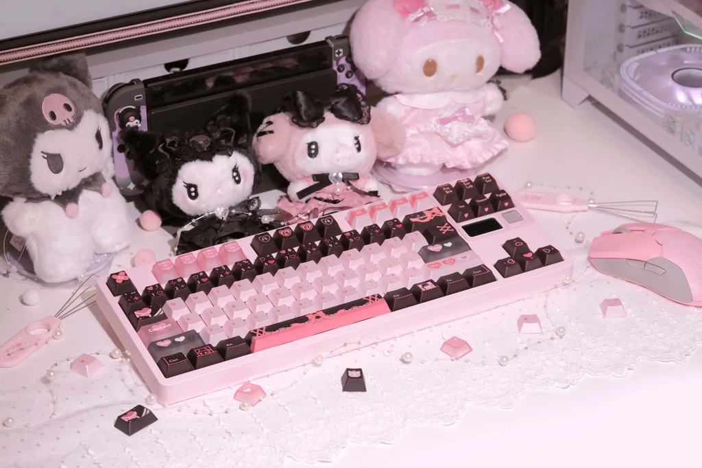 Lace Angel Nya | Cherry Profile | PBT+PC Keycap Set