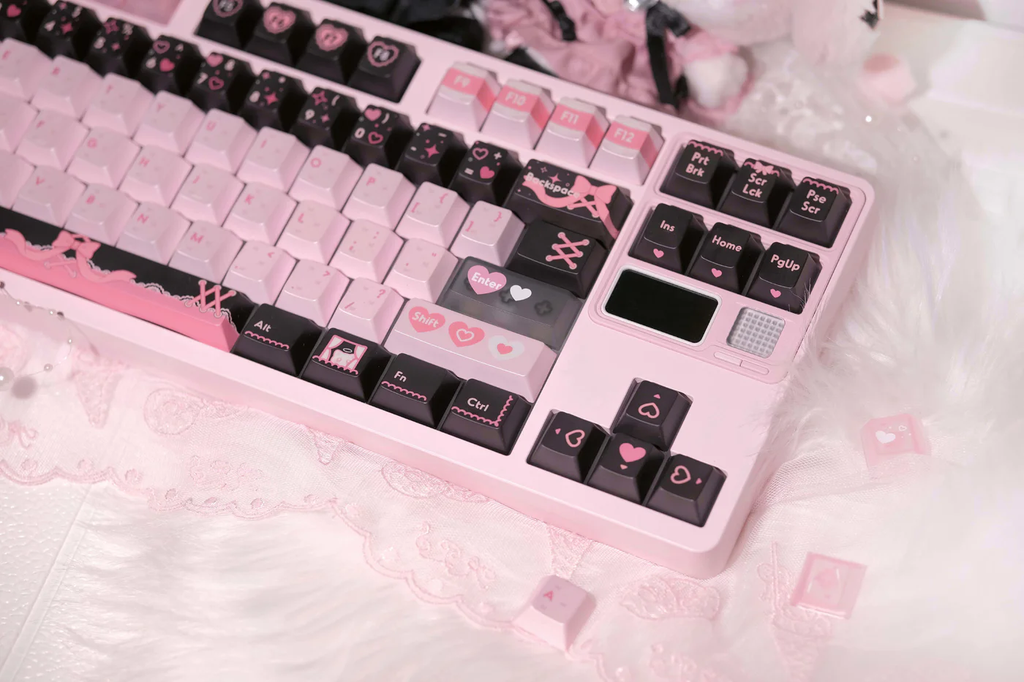 Lace Angel Nya | Cherry Profile | PBT+PC Keycap Set