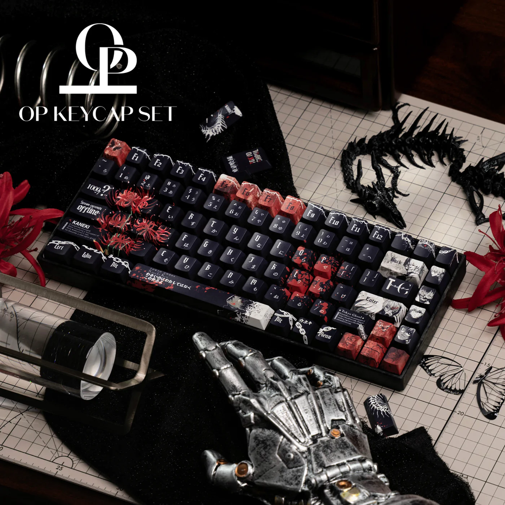 Kaneki Ken – Tokyo Ghost | Cherry Profile | PBT Keycap Set