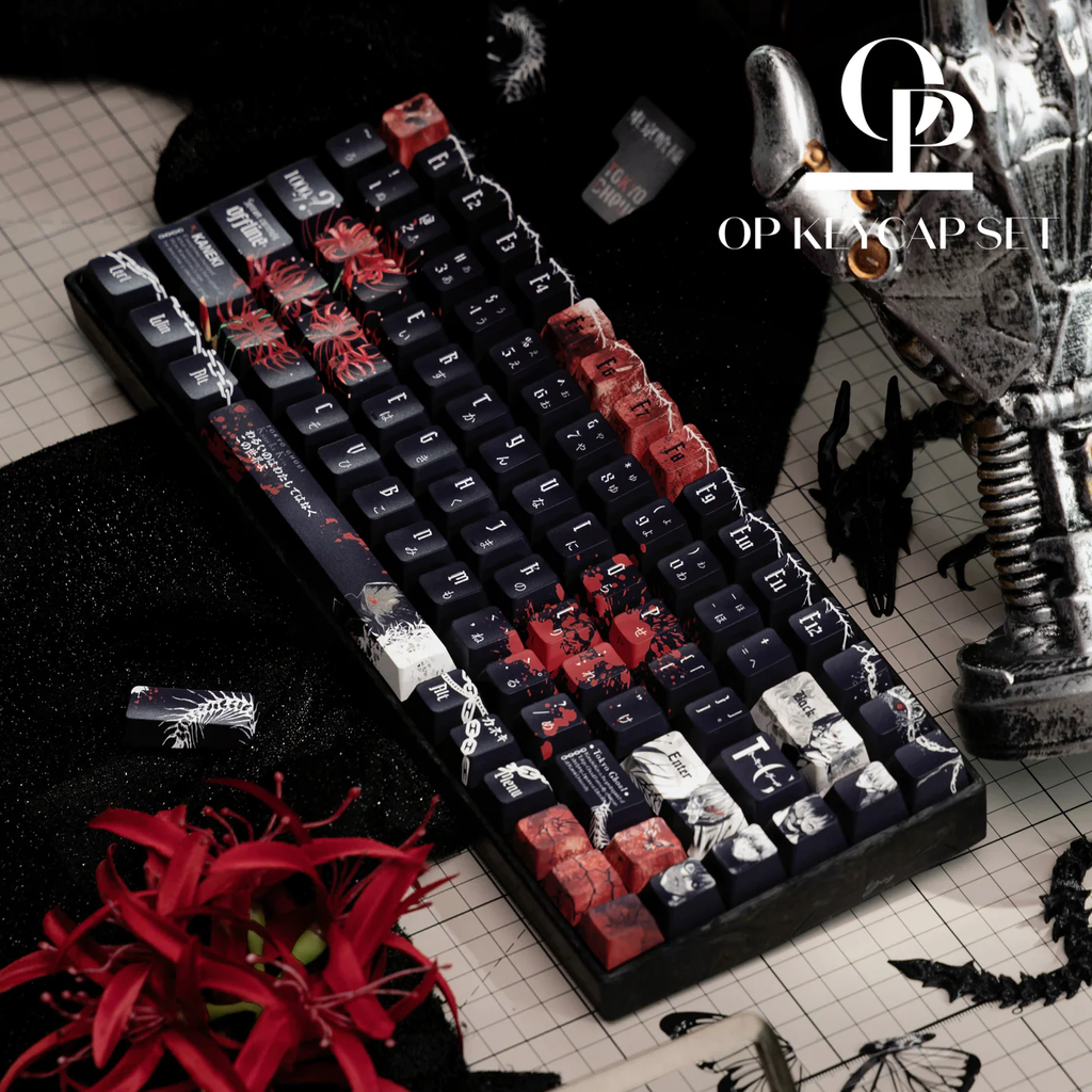 Kaneki Ken – Tokyo Ghost | Cherry Profile | PBT Keycap Set