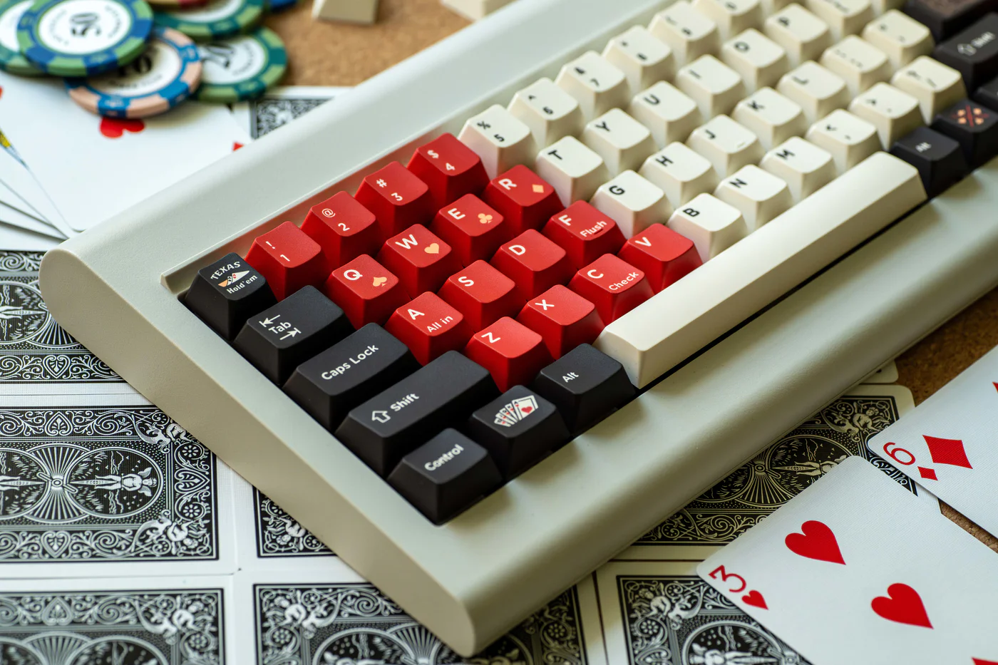 Poker – Texas Hold’em | Cherry Profile | PBT Keycap Set