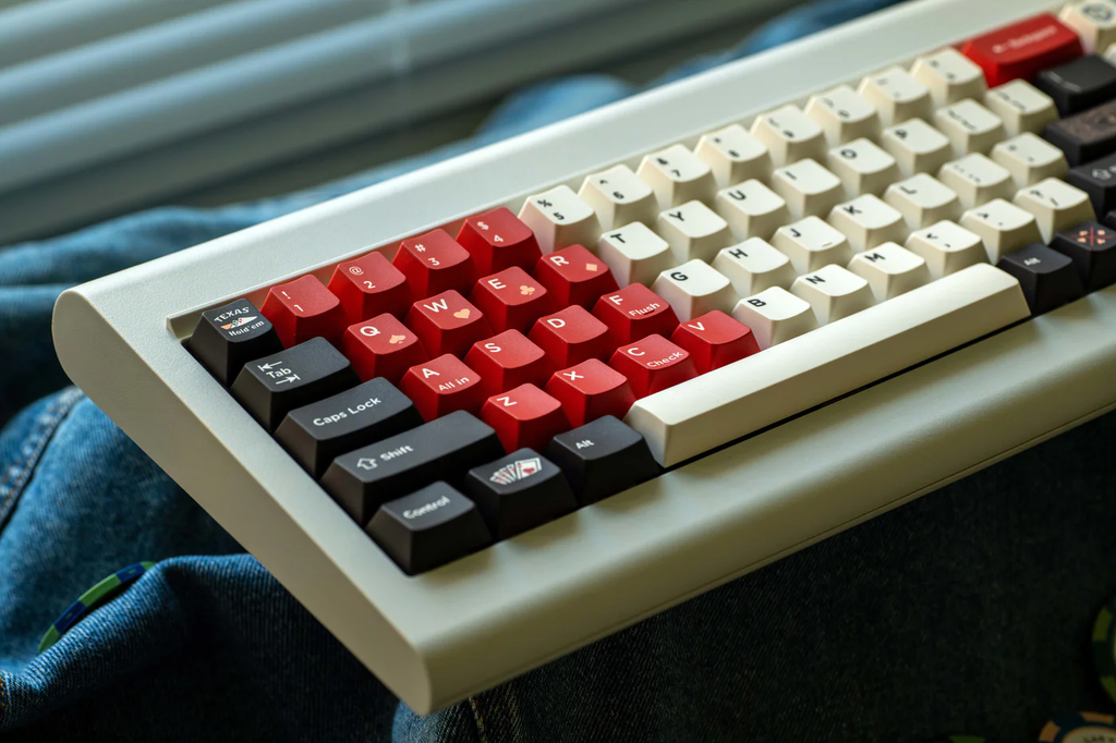 Poker – Texas Hold’em | Cherry Profile | PBT Keycap Set