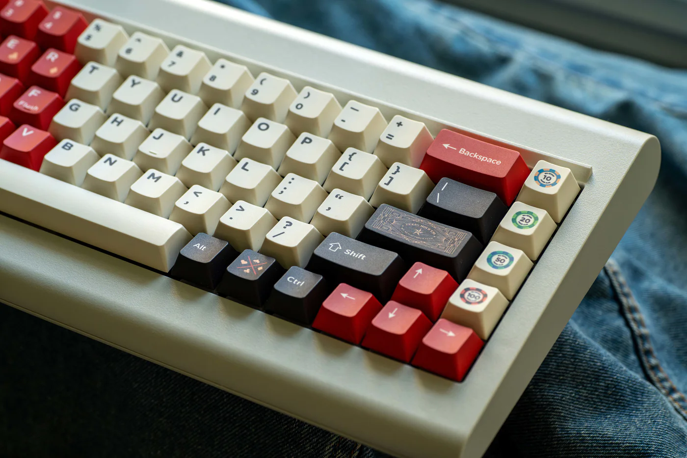 Poker – Texas Hold’em | Cherry Profile | PBT Keycap Set