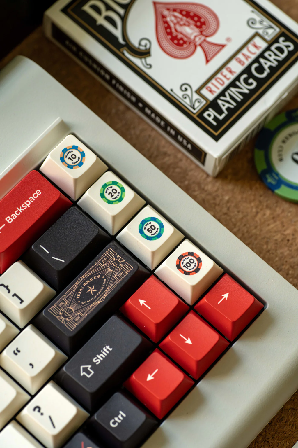 Poker – Texas Hold’em | Cherry Profile | PBT Keycap Set