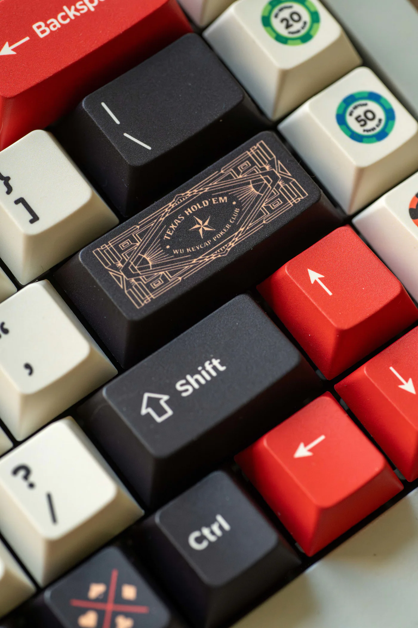 Poker – Texas Hold’em | Cherry Profile | PBT Keycap Set