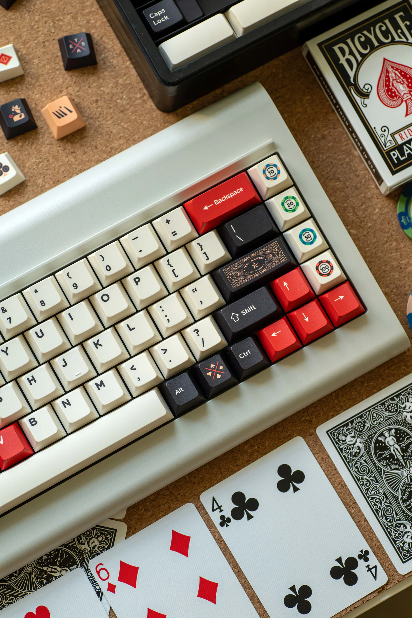 Poker – Texas Hold’em | Cherry Profile | PBT Keycap Set