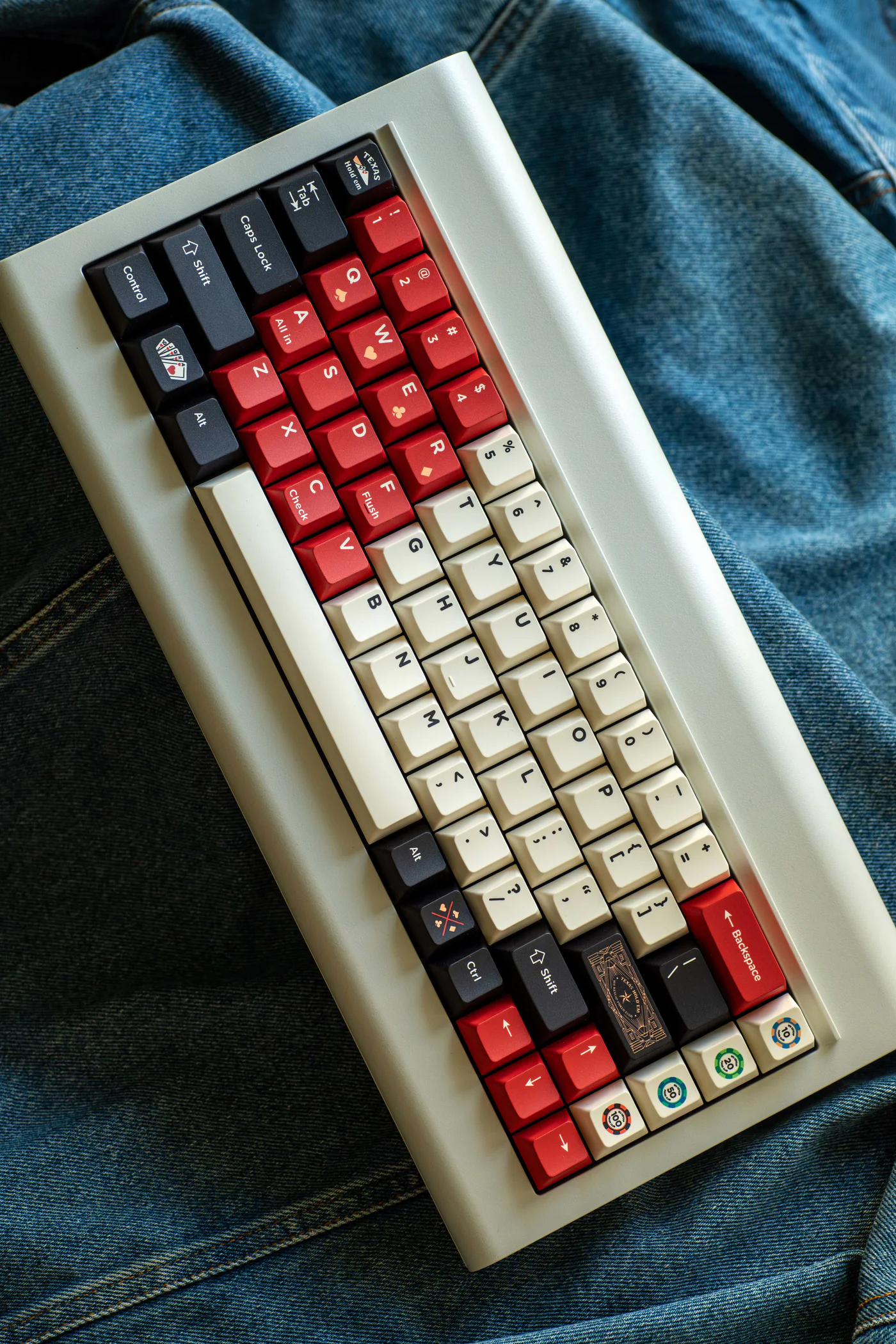 Poker – Texas Hold’em | Cherry Profile | PBT Keycap Set