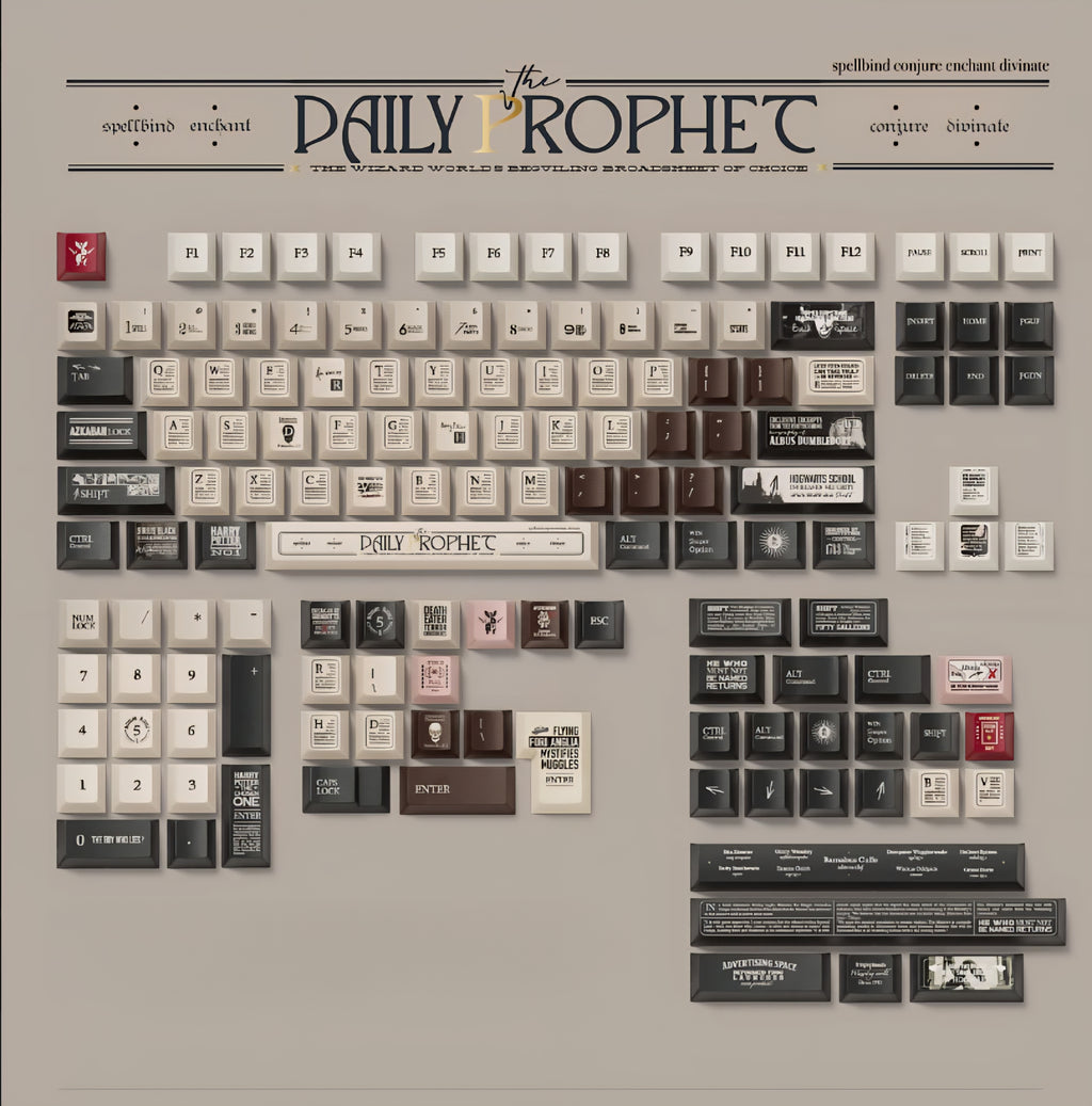 Daily Prophet | Cherry Profile | PBT Keycap Set