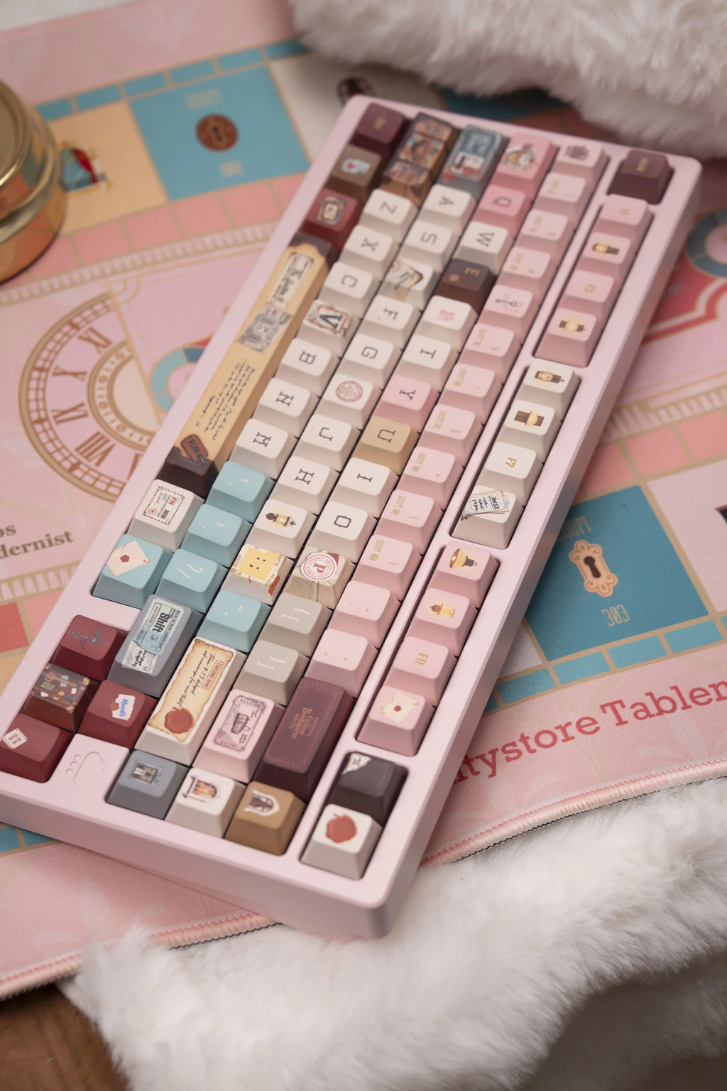 The Grand Budapest Hotel – Time Escape | Cherry Profile | PBT Keycap Set