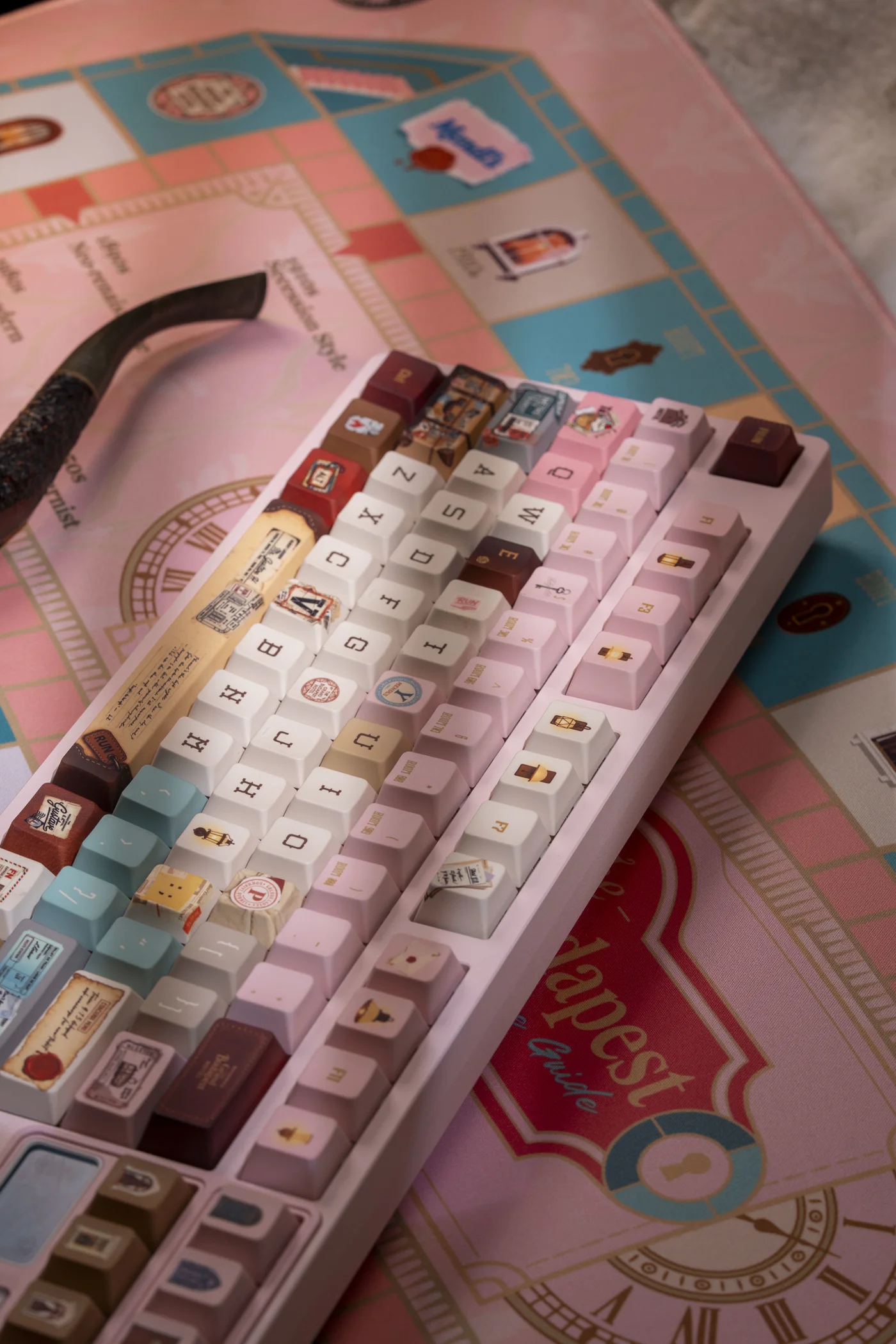 The Grand Budapest Hotel – Time Escape | Cherry Profile | PBT Keycap Set