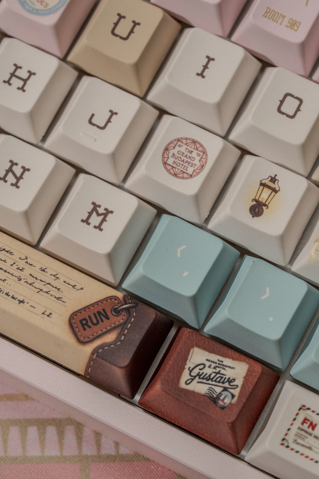 The Grand Budapest Hotel – Time Escape | Cherry Profile | PBT Keycap Set