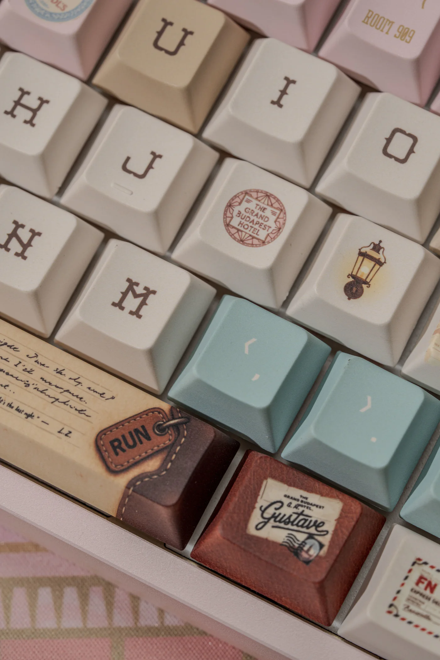 The Grand Budapest Hotel – Time Escape | Cherry Profile | PBT Keycap Set