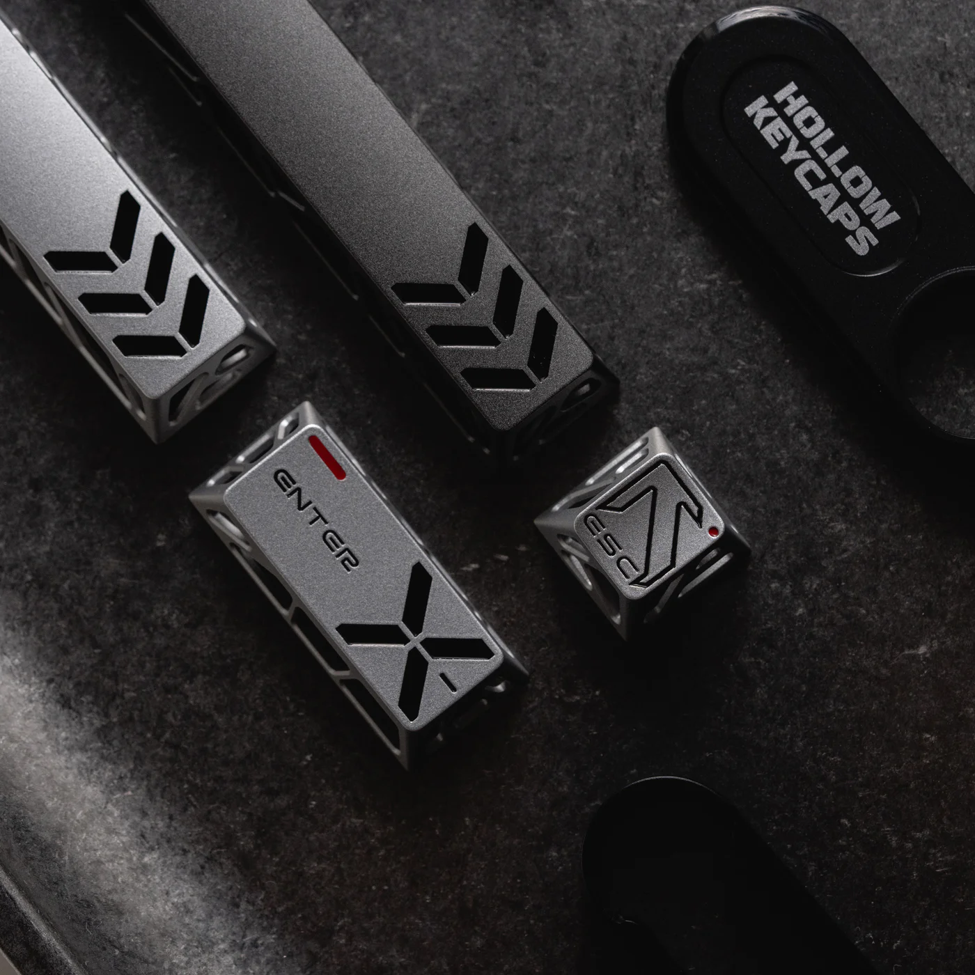 Hollow Star Metal Keycaps | CNC | ESC / Space / Enter 3 Keys Only
