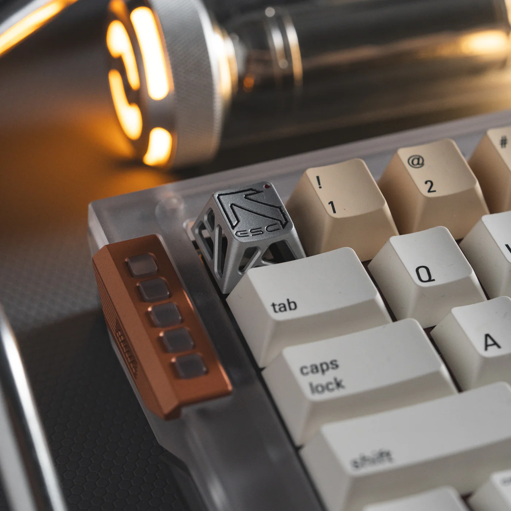 Hollow Star Metal Keycaps | CNC | ESC / Space / Enter 3 Keys Only