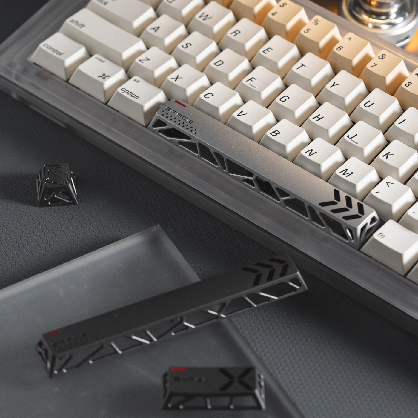 Hollow Star Metal Keycaps | CNC | ESC / Space / Enter 3 Keys Only