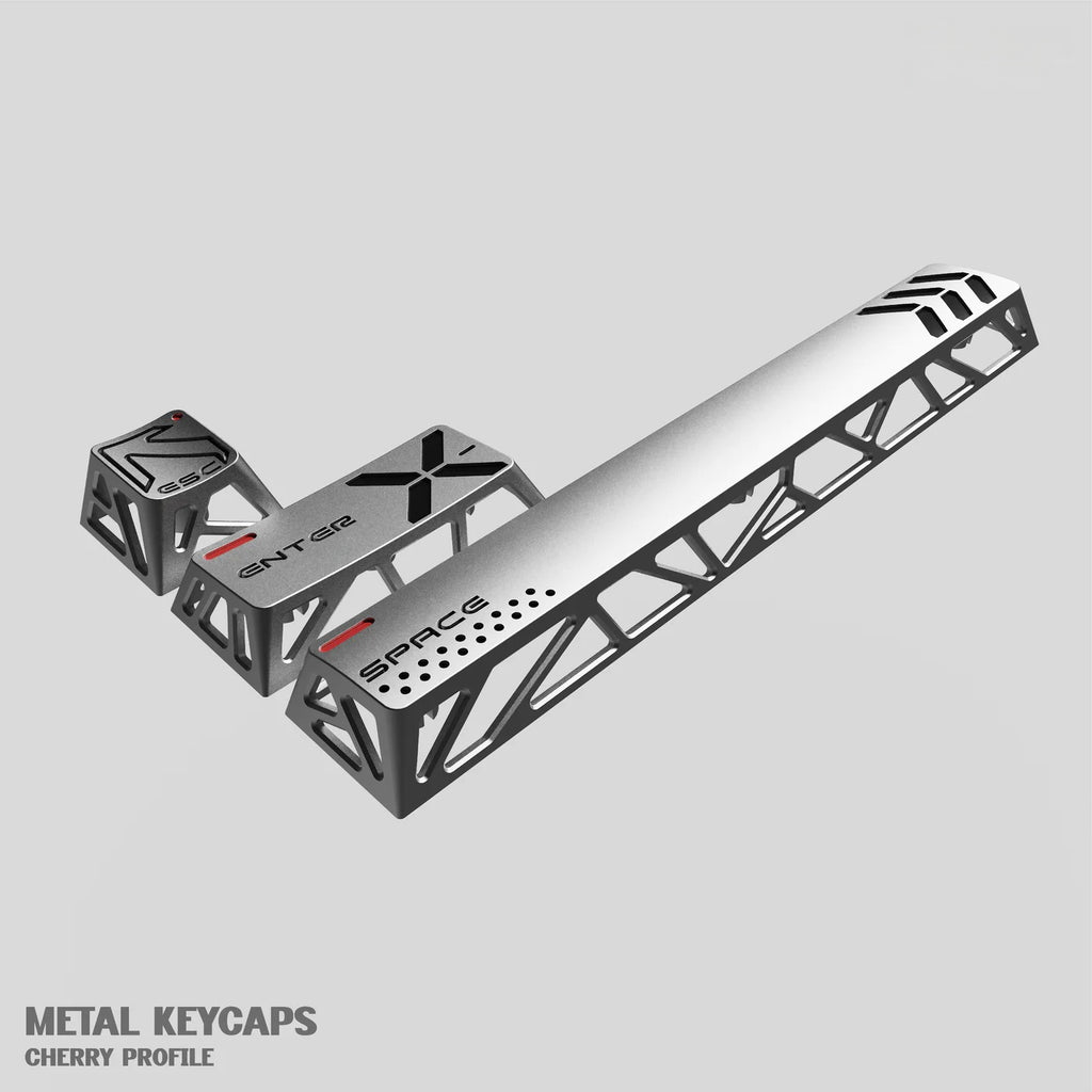 Hollow Star Metal Keycaps | CNC | ESC / Space / Enter 3 Keys Only