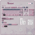 Kuromi Theme PBT+PC Keycap Set - Cherry / MOA Profile for Wooting, ROG Azoth, Razer & Logitech G