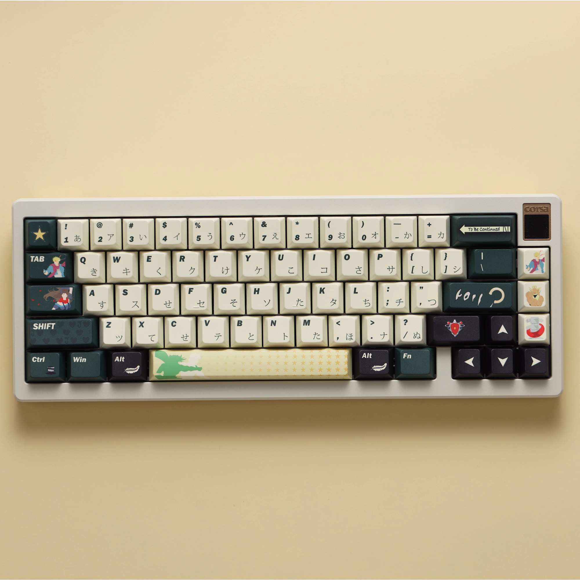 JoJo’s Bizarre Adventure: Battle Tendency | Cherry Profile | PBT Keycap Set